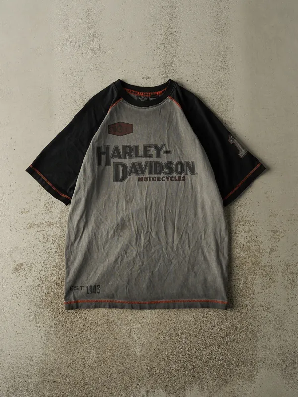 Vintage Y2K Charcoal Grey Harley Davidson Tee (L) made by Rebalance Vintage