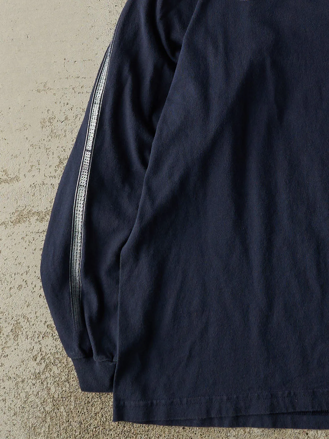 Vintage Y2K Navy Blue Starter Long Sleeve (XL) sold by Rebalance Vintage product image thumbnail 3