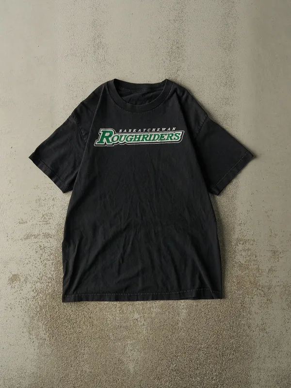Vintage 90s Black Saskatchewan Roughriders Tee (M/L) sold by Rebalance Vintage