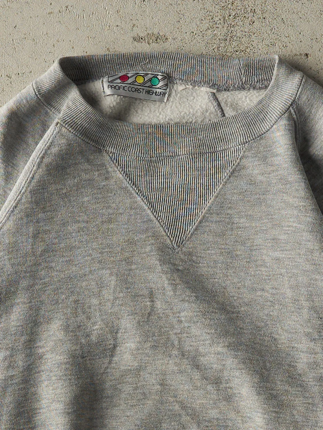 Vintage 80s Grey Blank Crewneck (S/M) sold by Rebalance Vintage product image thumbnail 2