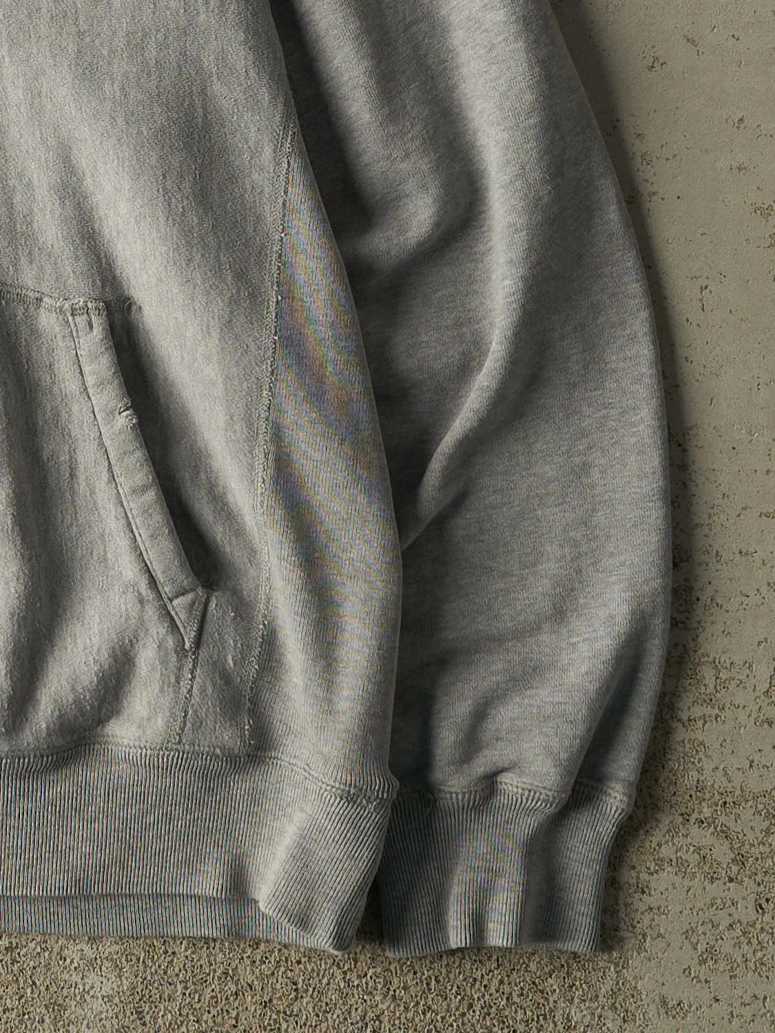 Vintage 90s Grey Gap Embroidered Hoodie (S) sold by Rebalance Vintage product image thumbnail 4