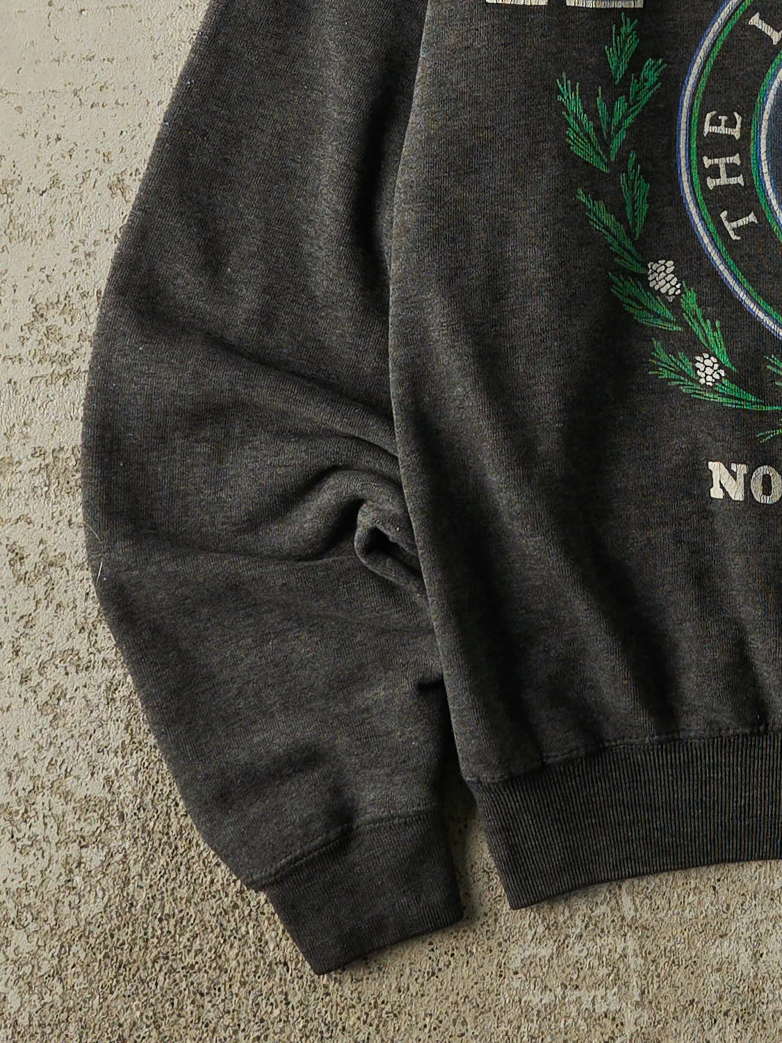 Vintage 80s Charcoal Grey Alaska Crewneck (M/L) sold by Rebalance Vintage product image thumbnail 3