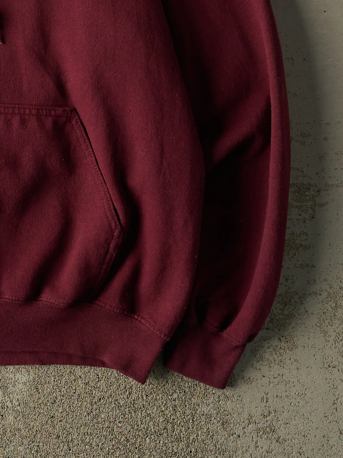 Vintage 90s Burgundy Oxford University Hoodie (M) sold by Rebalance Vintage product image thumbnail 4
