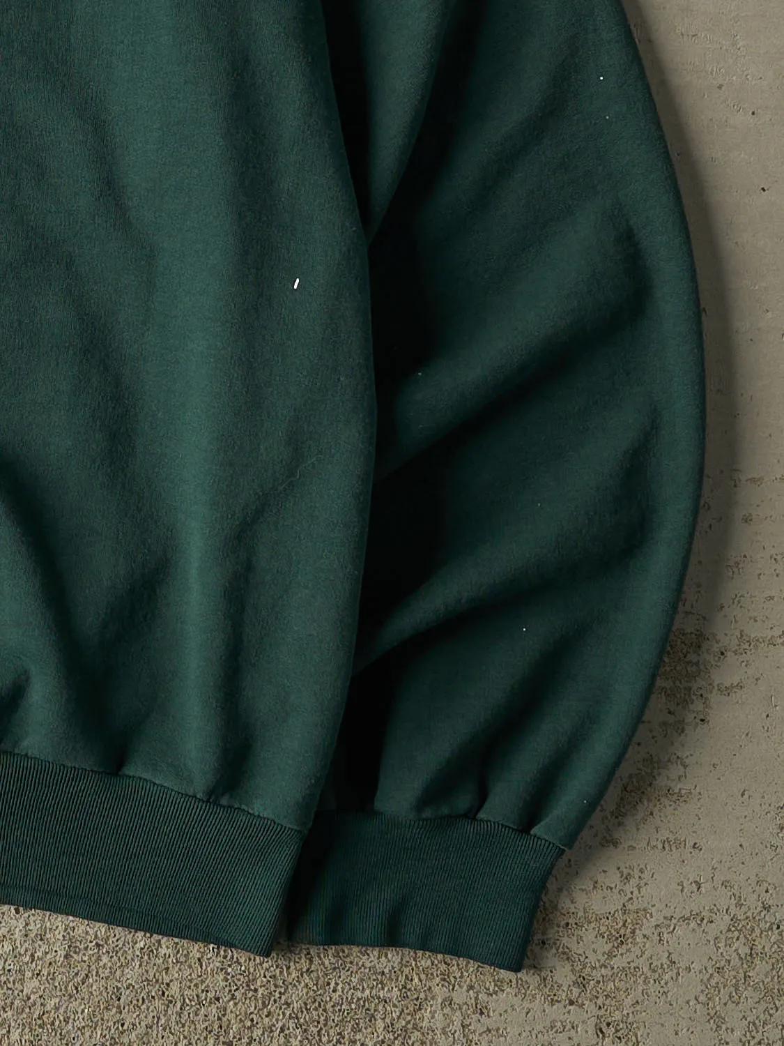 Vintage 80s Green Blank Crewneck (M) sold by Rebalance Vintage product image thumbnail 4