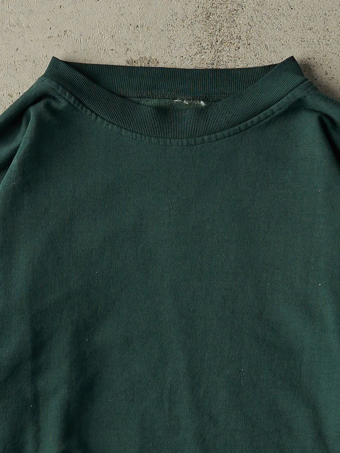 Vintage 80s Green Blank Crewneck (M) sold by Rebalance Vintage product image thumbnail 2