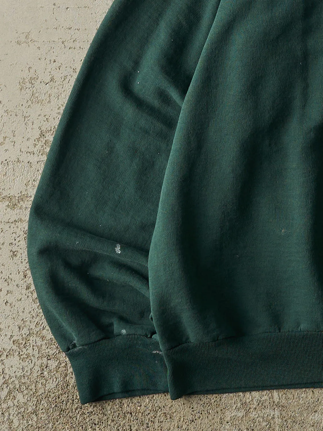 Vintage 80s Green Blank Crewneck (M) sold by Rebalance Vintage product image thumbnail 3