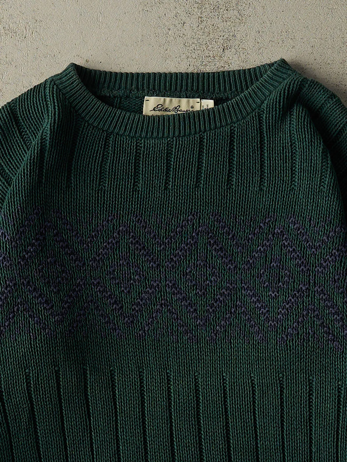 Vintage 90s Green Eddie Bauer Knit (XS/S) sold by Rebalance Vintage product image thumbnail 2