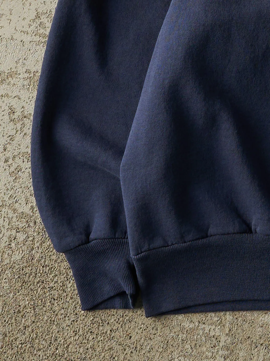 Vintage 90s Navy Blue Blank Crewneck (L/XL) sold by Rebalance Vintage product image thumbnail 3