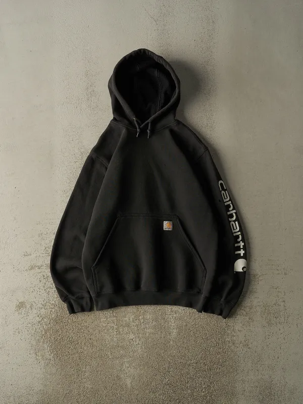 Vintage Y2K Black Carhartt Hoodie (S/M) sold by Rebalance Vintage
