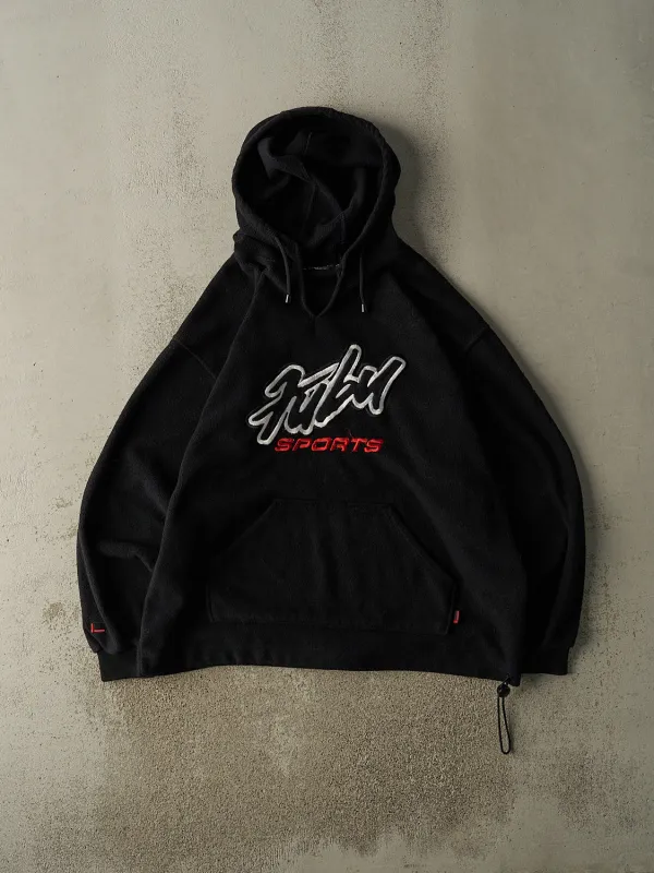 Vintage Y2K Black Fubu Fleece Hoodie (XXL) made by Rebalance Vintage