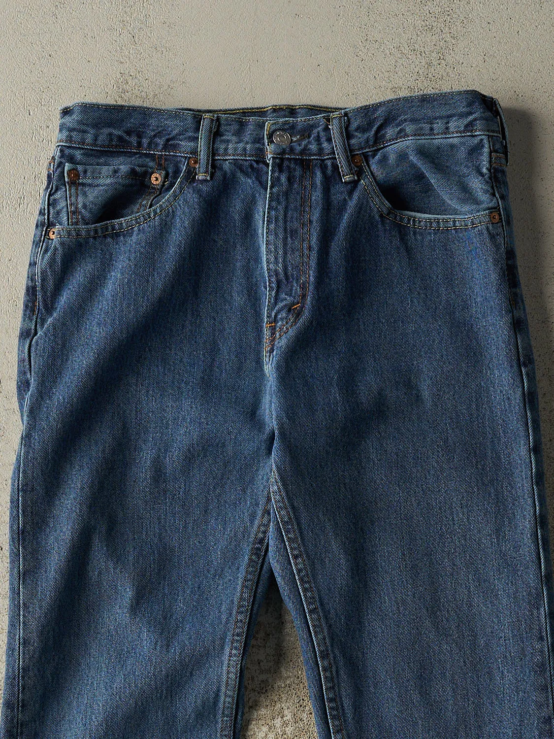 Vintage Y2K Dark Wash Levi's 505 Jeans (32x31) sold by Rebalance Vintage product image thumbnail 3