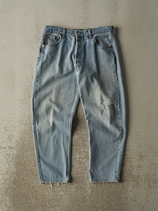 Vintage 90s Light Wash Levi's 501 Jeans (31x25.5) sold by Rebalance Vintage