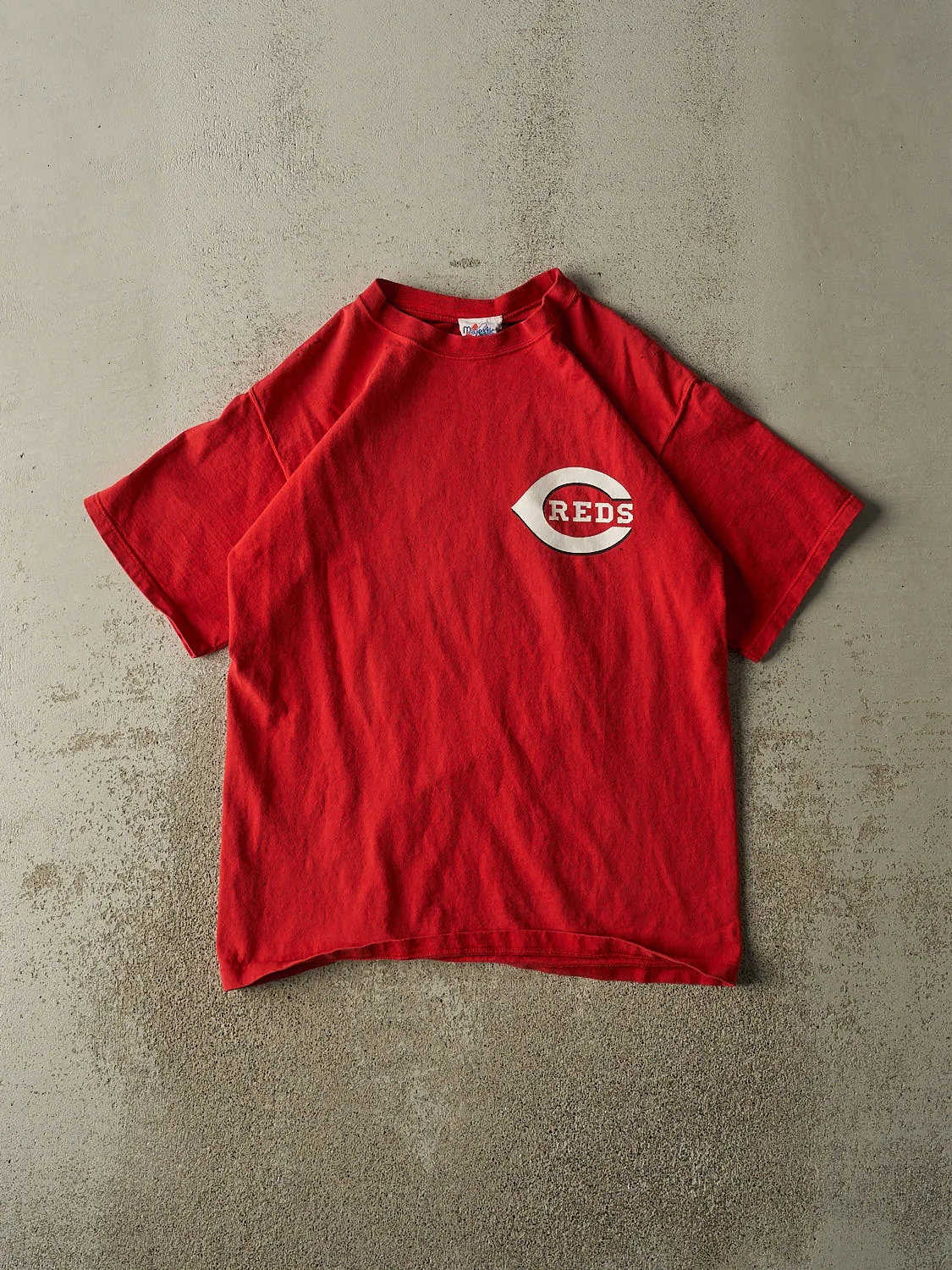 Vintage 90s Red Cincinnati Reds #30 Ken Griffey Player Tee (S/M) sold by Rebalance Vintage