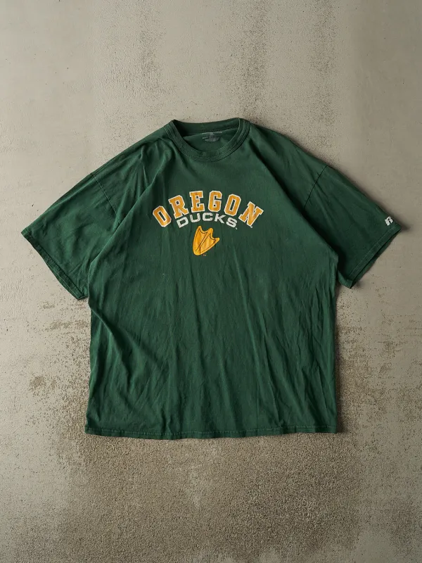 Vintage Y2K Green Russell Athletic University of Oregon Ducks Tee (XL) sold by Rebalance Vintage