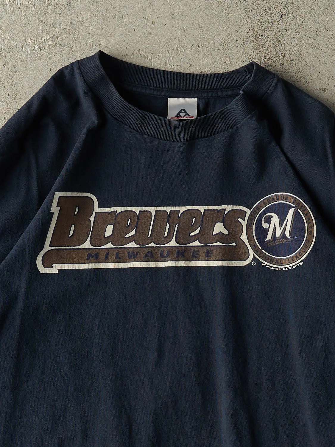 Vintage 06' Navy Blue Milwaukee Brewers Tee (L/XL) sold by Rebalance Vintage product image thumbnail 2