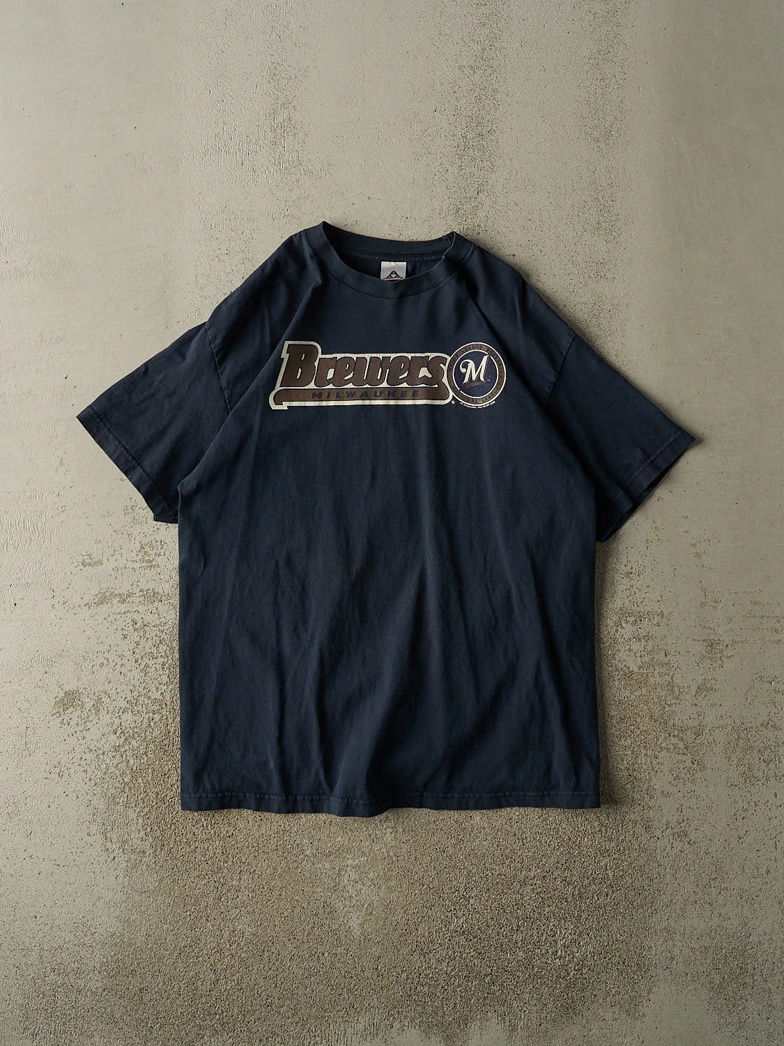 Vintage 06' Navy Blue Milwaukee Brewers Tee (L/XL) sold by Rebalance Vintage