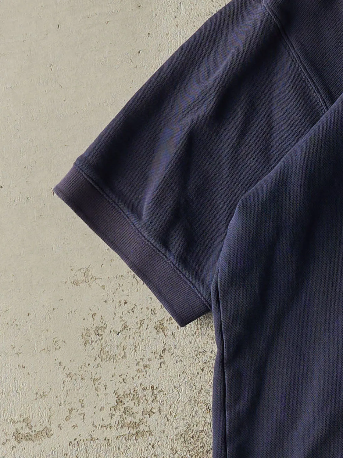 Vintage 90s Navy Blue Patagonia Quarter Button Tee (S/M) sold by Rebalance Vintage product image thumbnail 3