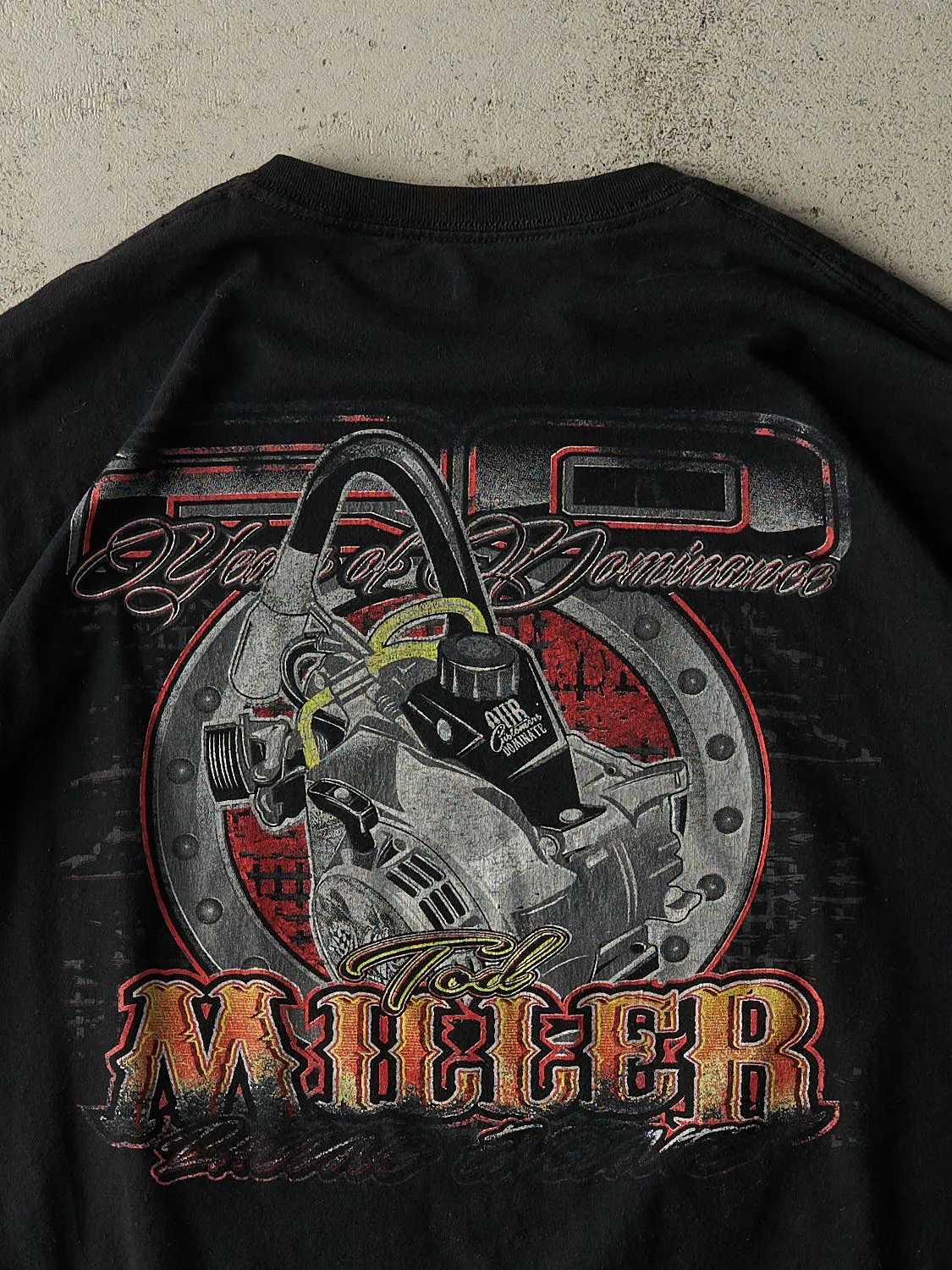 Vintage Y2K Black Todd Miller Racing Tee (XL/XXL) sold by Rebalance Vintage product image thumbnail 4