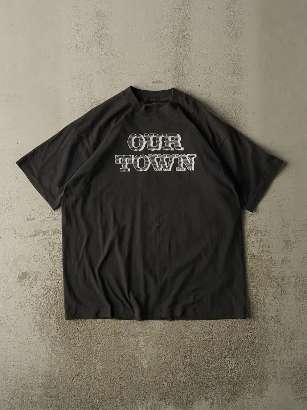 Vintage 94' Black "Our Town" Tee (XL) sold by Rebalance Vintage