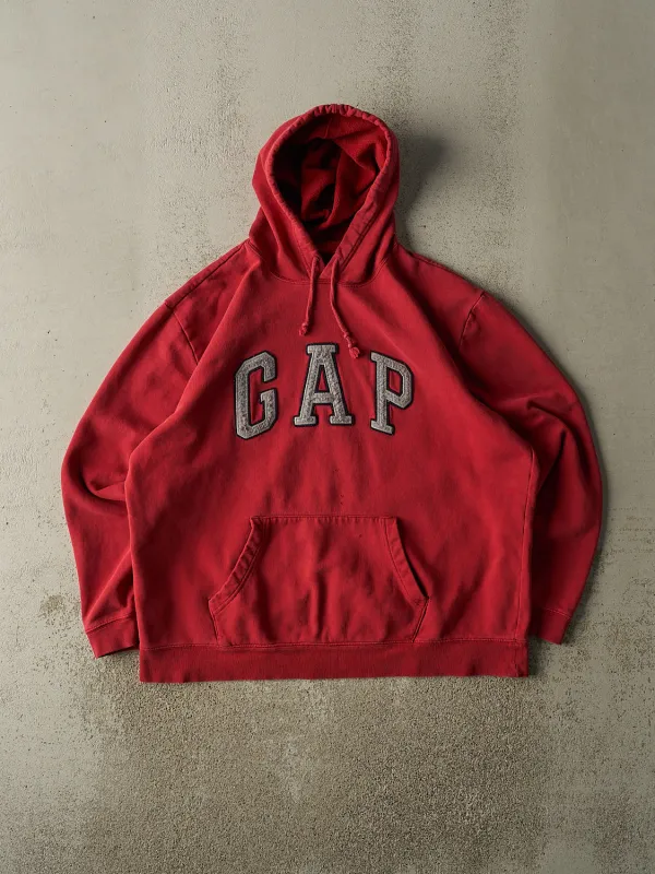 Vintage Y2K Red Gap Embroidered Hoodie (XL) sold by Rebalance Vintage