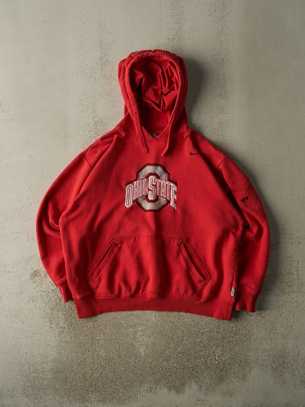 Vintage Y2K Red Nike Ohio State University Buckeyes Hoodie (XL) sold by Rebalance Vintage