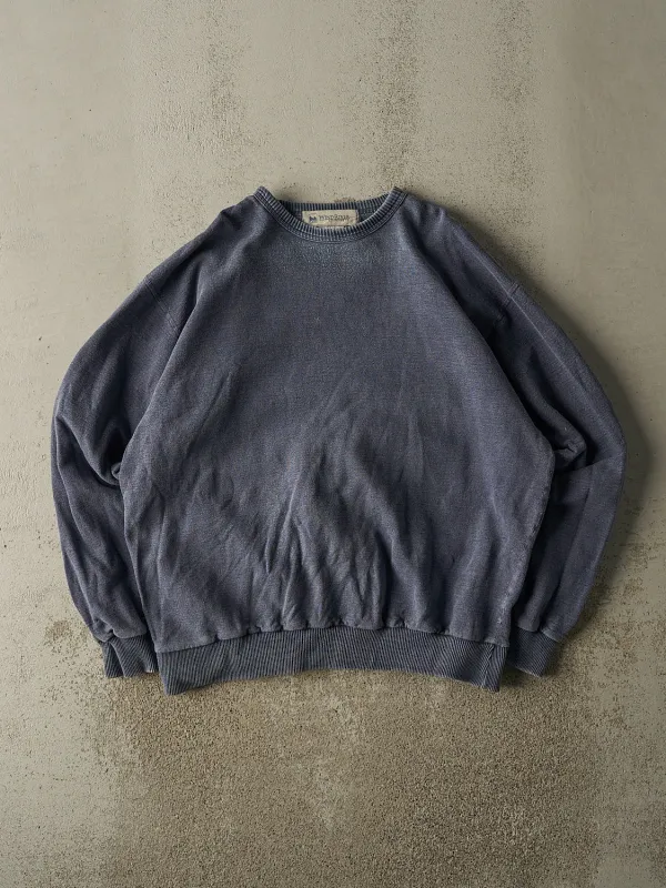 Vintage 90s Washed Blue Wind River Blank Crewneck (XL/XXL) sold by Rebalance Vintage
