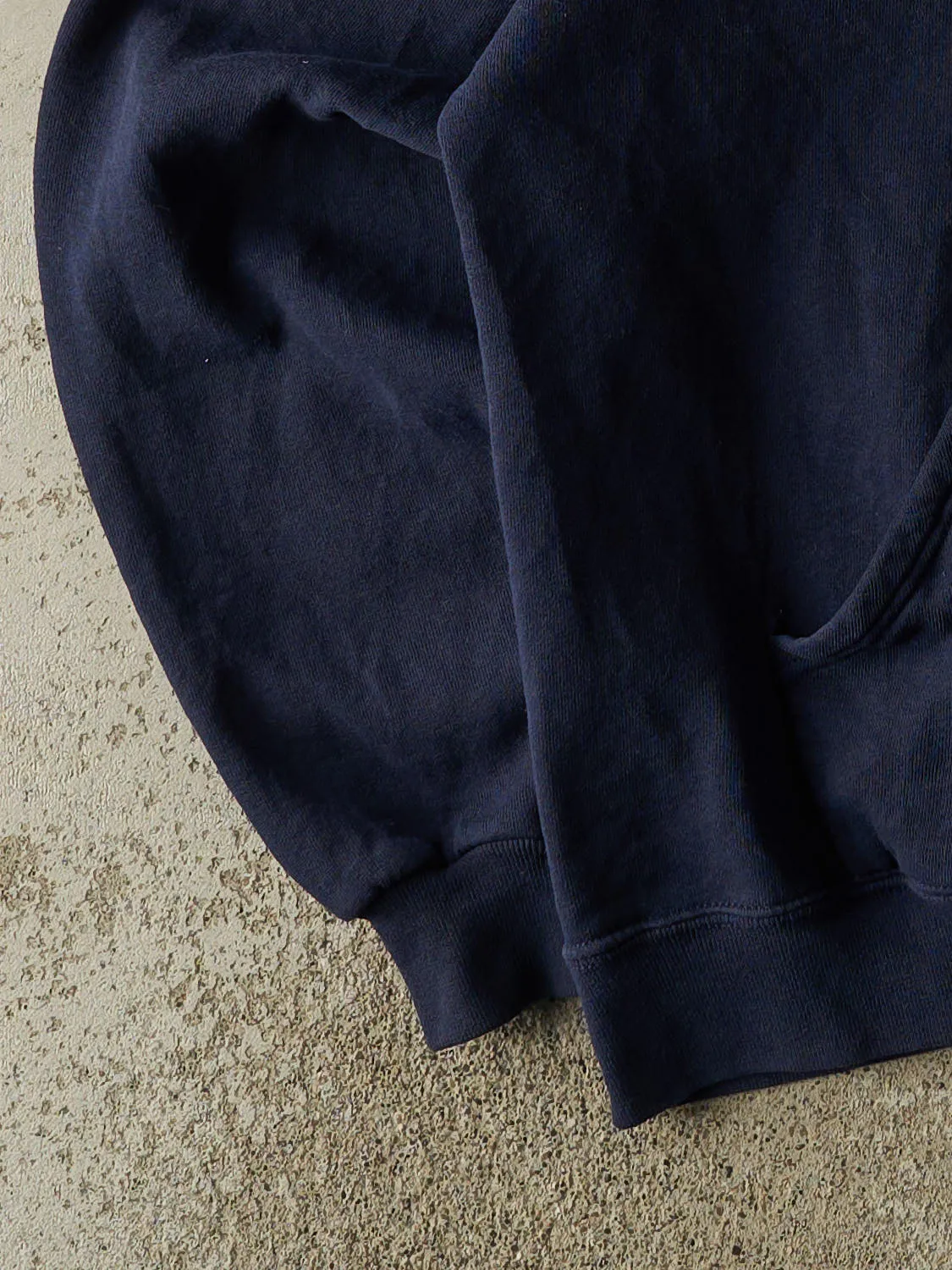 Vintage 90s Navy Blue Russell Athletic Clay-Batelle Basketball Hoodie (L) sold by Rebalance Vintage product image thumbnail 3