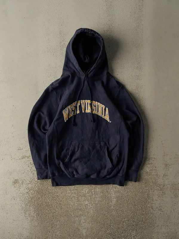 Vintage Y2K Navy Blue West Virginia University Hoodie (XS/S) sold by Rebalance Vintage