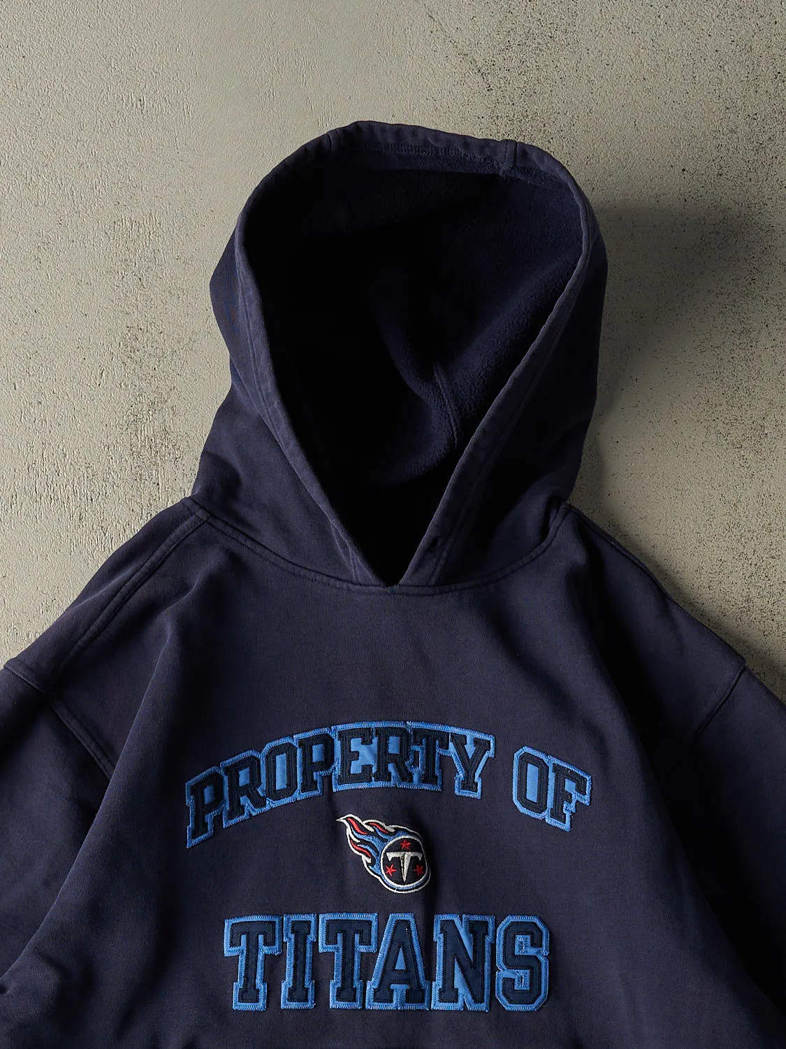 Vintage Y2K Navy Blue Tennessee Titans Hoodie (XL/XXL) sold by Rebalance Vintage product image thumbnail 2