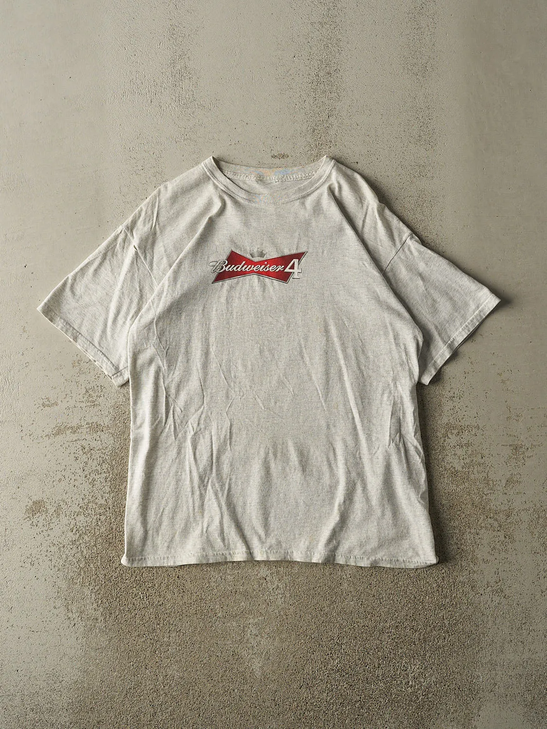 Vintage Y2K Heather Grey Budweiser Tee (M/L) sold by Rebalance Vintage