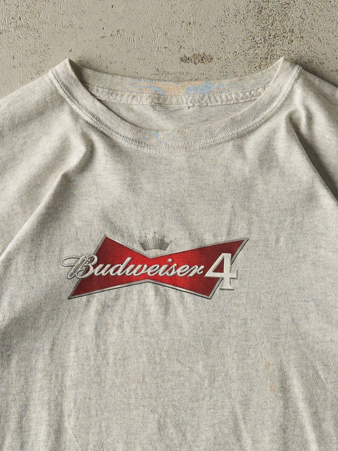 Vintage Y2K Heather Grey Budweiser Tee (M/L) sold by Rebalance Vintage product image thumbnail 2