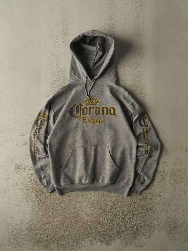 Vintage Y2K Grey Corona Hoodie (S) sold by Rebalance Vintage