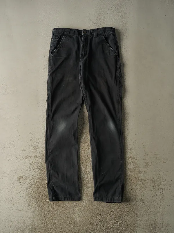 Vintage 90s Faded Black Carhartt Carpenter Pants (33x35) made by Rebalance Vintage