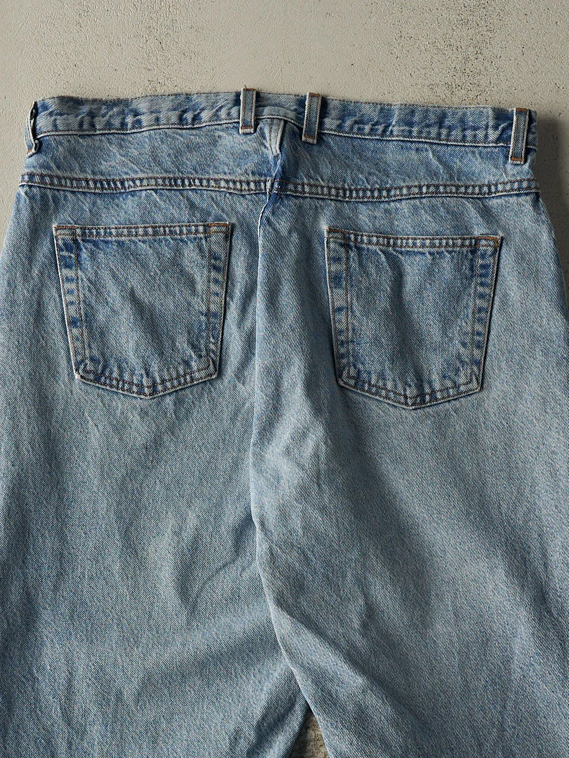Vintage 90s Light Wash Jeans (35x28) sold by Rebalance Vintage product image thumbnail 4
