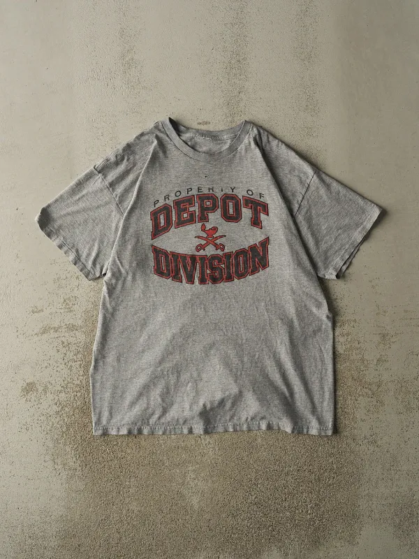 Vintage Y2K Grey Depot Division Tee (L/XL) sold by Rebalance Vintage