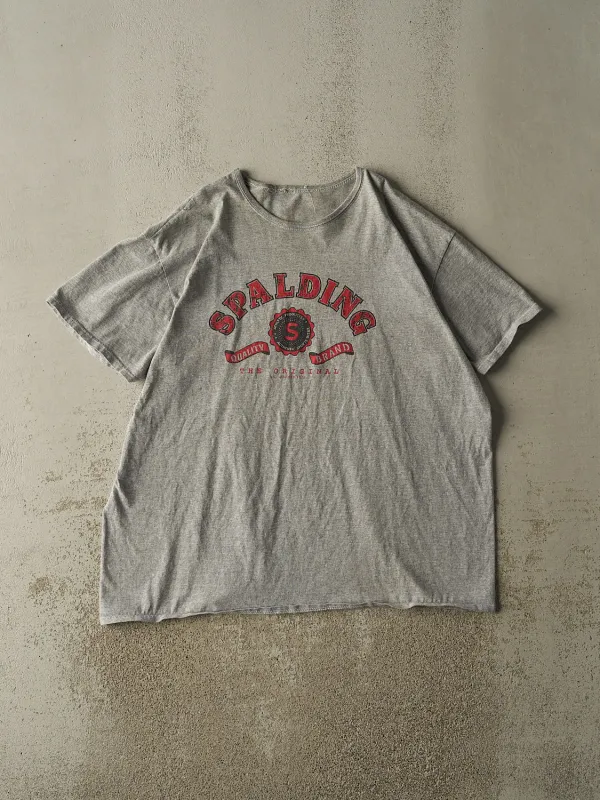 Vintage Y2K Grey Spalding Tee (XL) sold by Rebalance Vintage