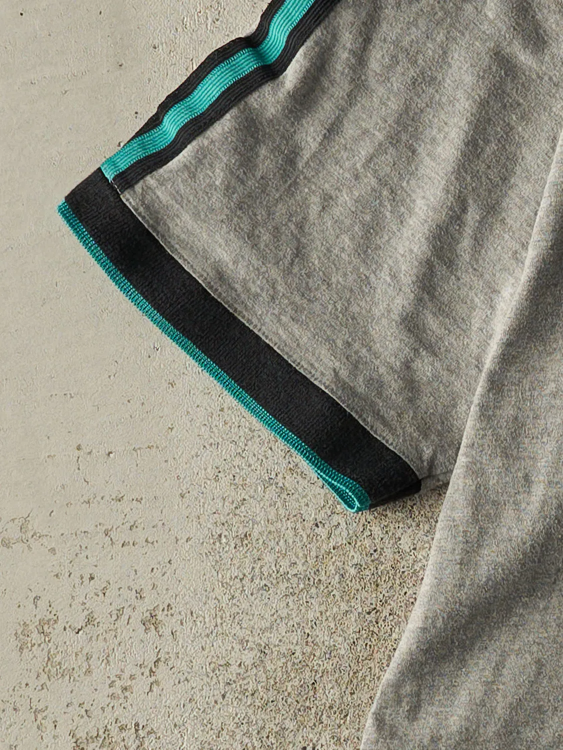 Vintage 90s Grey Vancouver Grizzlies Quarter Zip Tee (L/XL) sold by Rebalance Vintage product image thumbnail 3
