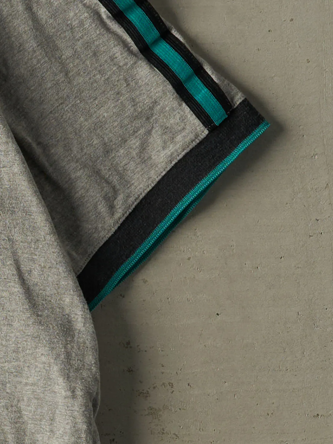 Vintage 90s Grey Vancouver Grizzlies Quarter Zip Tee (L/XL) sold by Rebalance Vintage product image thumbnail 4