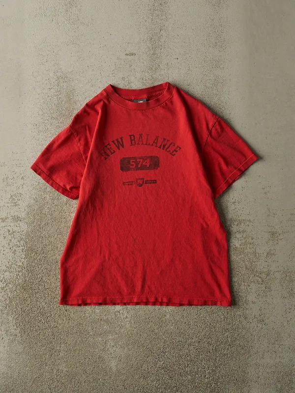 Vintage Y2K Red New Balance Tee (S) sold by Rebalance Vintage