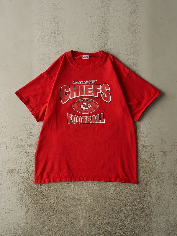 Vintage Y2K Red Kansas City Chiefs Tee (L) sold by Rebalance Vintage