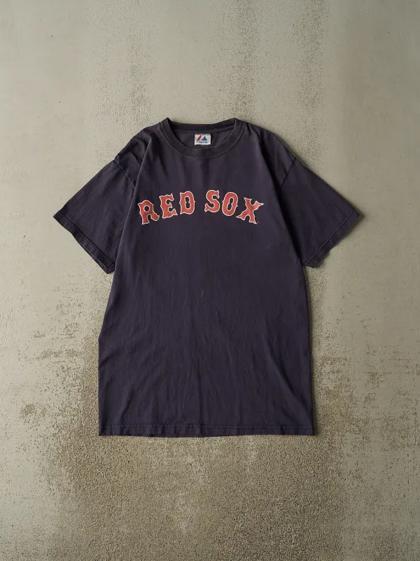 Vintage 04' Sun Faded Navy Boston Red Sox #34 David Ortiz Tee (M/L) sold by Rebalance Vintage