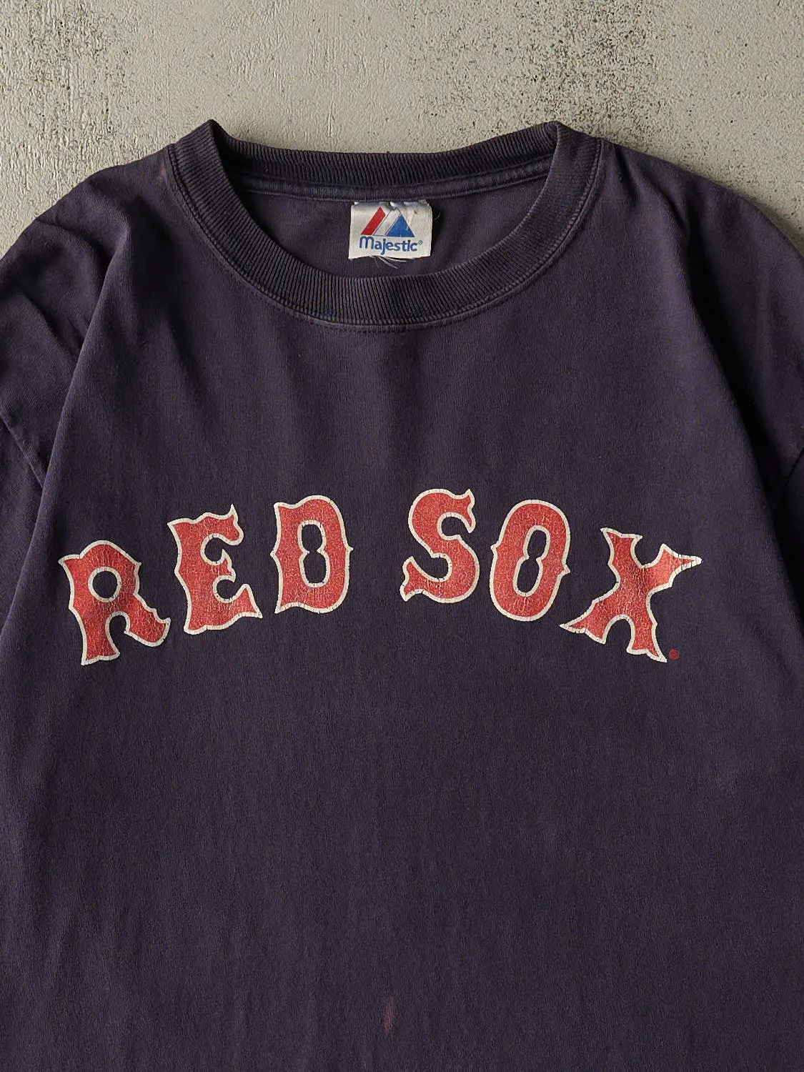 Vintage 04' Sun Faded Navy Boston Red Sox #34 David Ortiz Tee (M/L) sold by Rebalance Vintage product image thumbnail 3