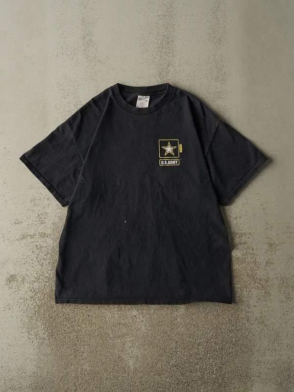 Vintage Y2K Black US Army Tee (L) sold by Rebalance Vintage