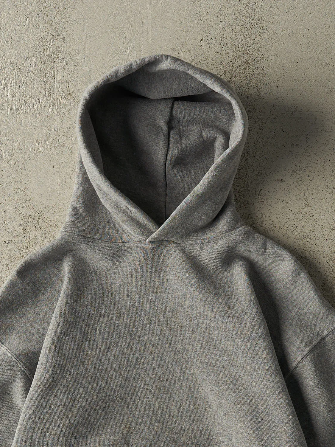 Vintage 90s Grey Russell Athletic Blank Hoodie (M) sold by Rebalance Vintage product image thumbnail 2
