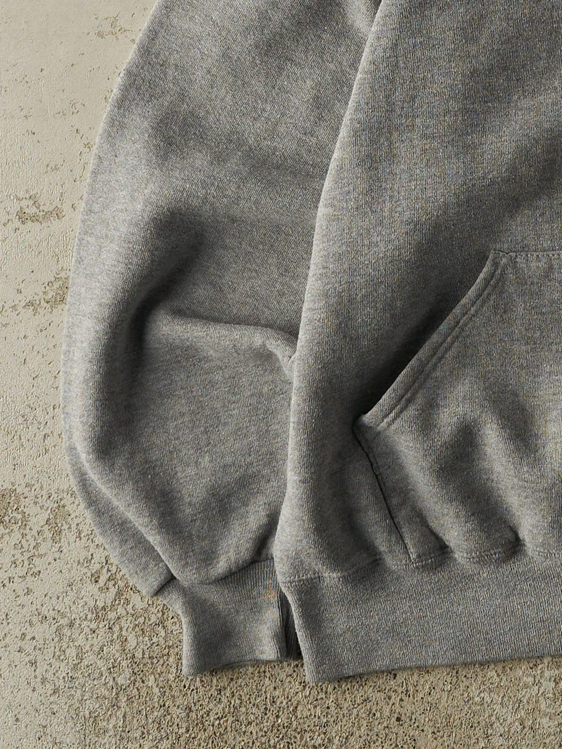 Vintage 90s Grey Russell Athletic Blank Hoodie (M) sold by Rebalance Vintage product image thumbnail 3