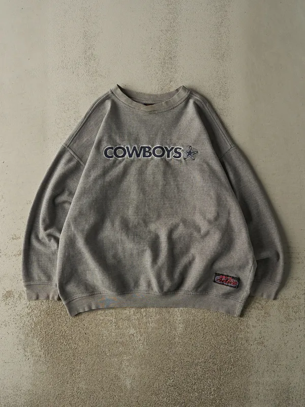 Vintage 97' Charcoal Grey Dallas Cowboys Embroidered Crewneck (XL/XXL) sold by Rebalance Vintage