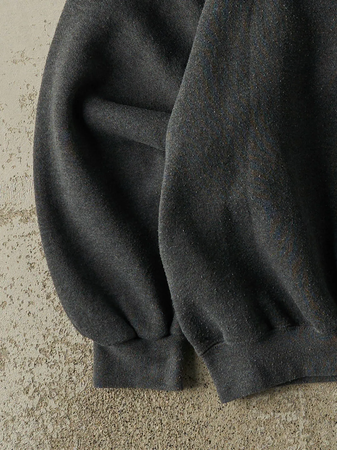 Vintage 90s Charcoal Grey Discus Athletic Blank Crewneck (L) sold by Rebalance Vintage product image thumbnail 3