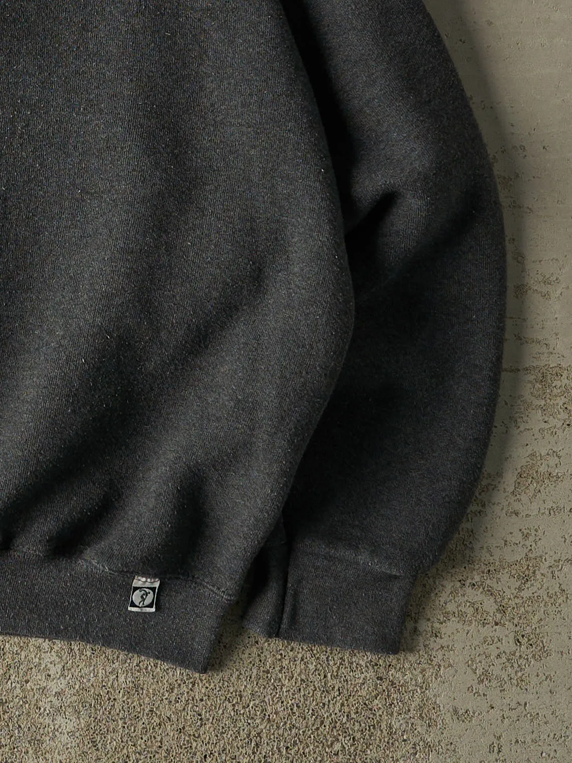 Vintage 90s Charcoal Grey Discus Athletic Blank Crewneck (L) sold by Rebalance Vintage product image thumbnail 4