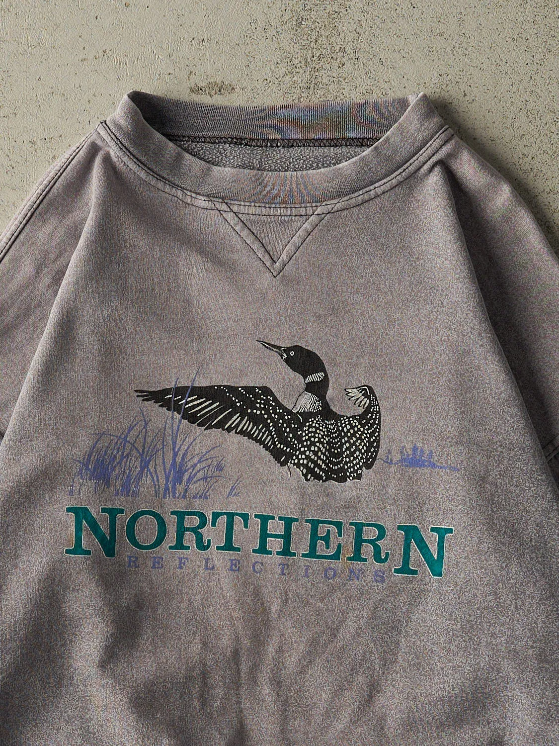 Vintage 90s Charcoal Grey Northern Reflections Crewneck (XS/S) sold by Rebalance Vintage product image thumbnail 2