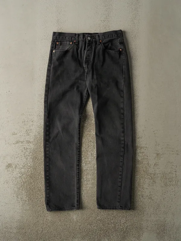 Vintage 90s Faded Black Levi's 501 Denim Pants (31x30.5) sold by Rebalance Vintage